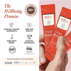 Gut Balance | Leaky Gut & Microbial Balance | For Seniors | 15 Sachets