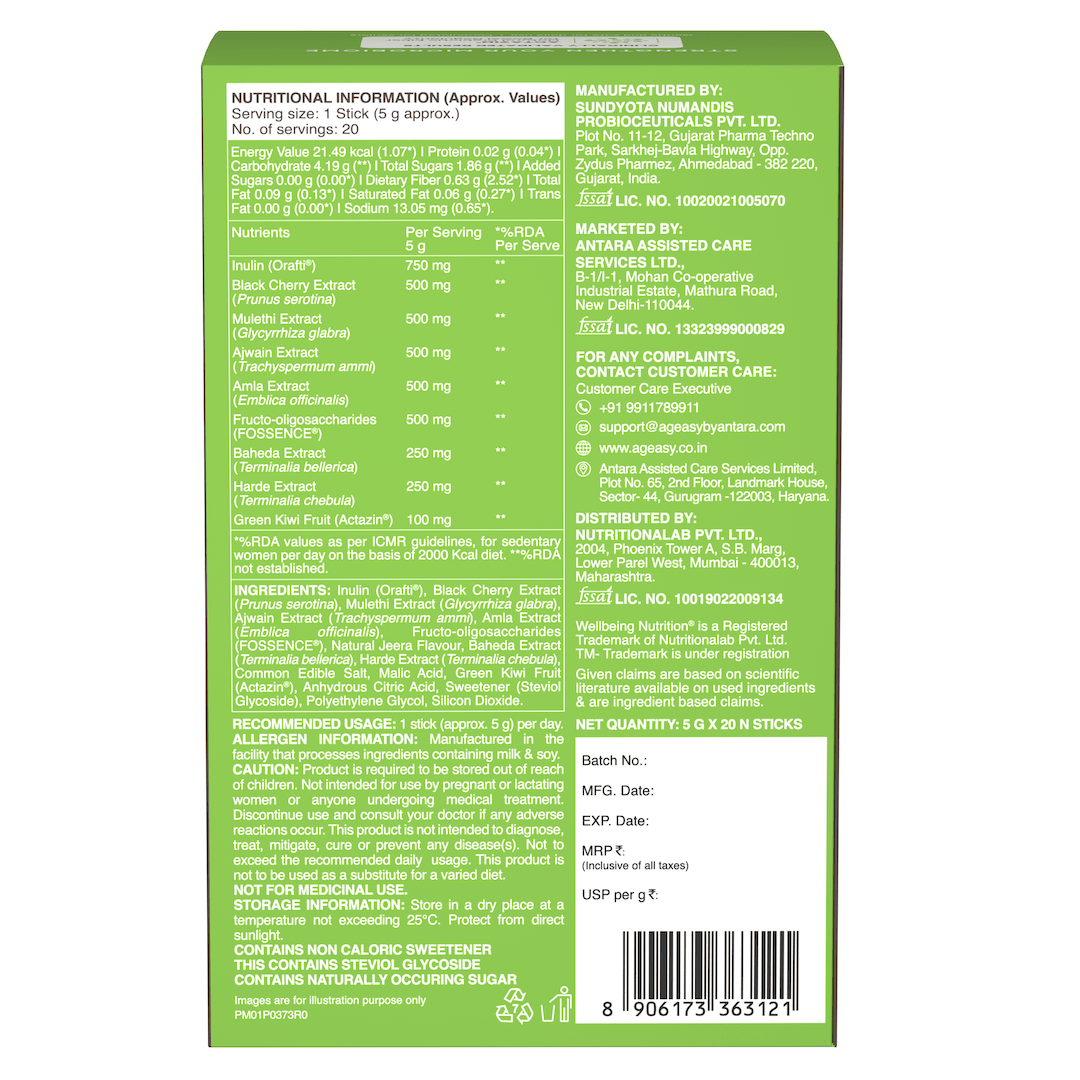 Consti Calm | Constipation Relief & Digestive Comfort | For Seniors | 20 Sachets