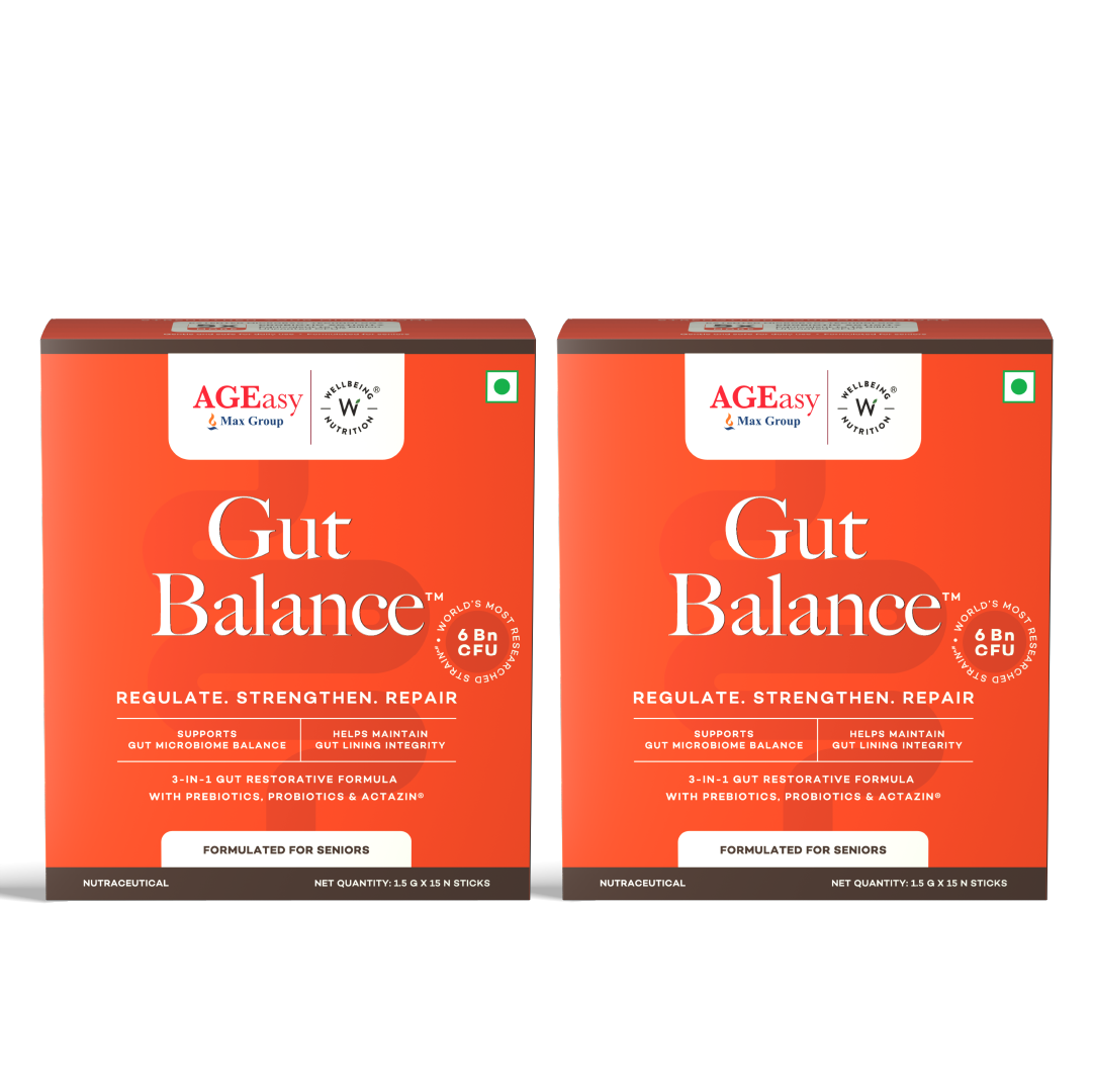 Gut Balance | Leaky Gut & Microbial Balance | For Seniors | 15 Sachets