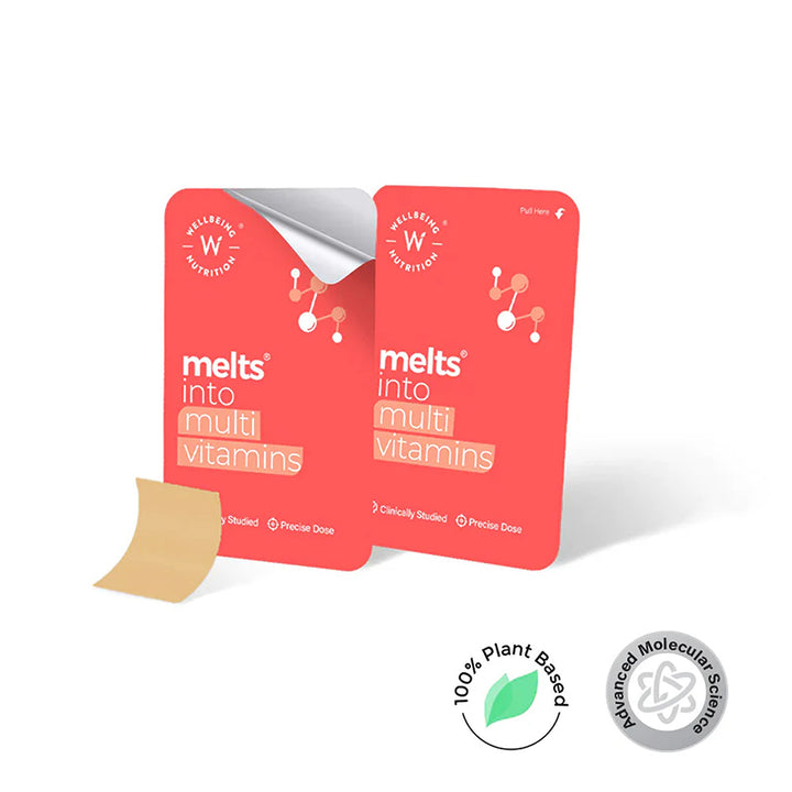 100% plant based melts multivitamins pack
