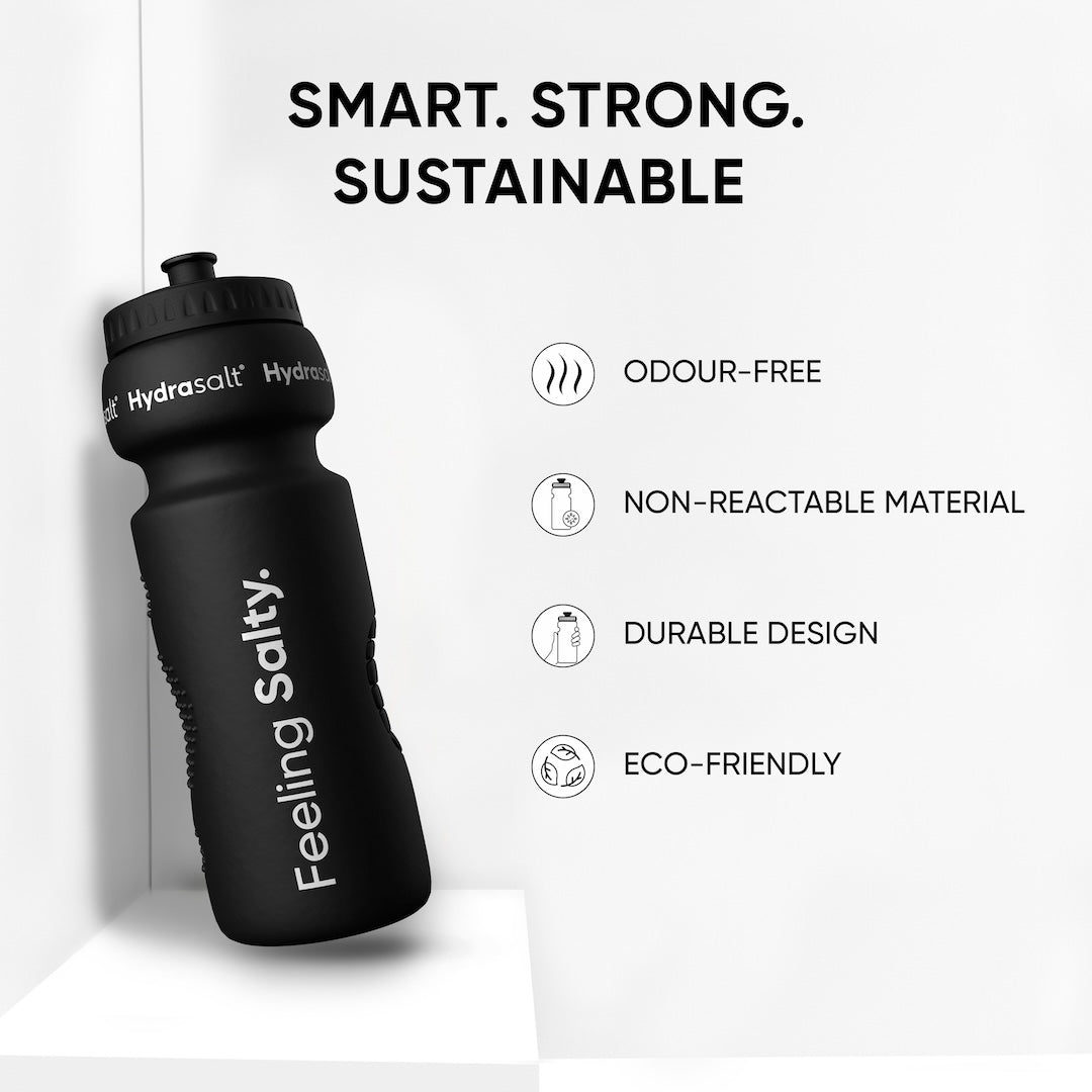 Wellbeing Nutrition Hydrasalt Squeeze Bottle Free (Black)