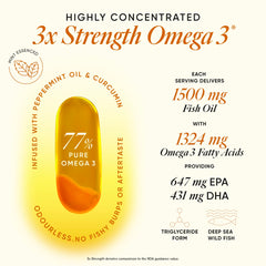 3x Strength Omega 3 Fish Oil