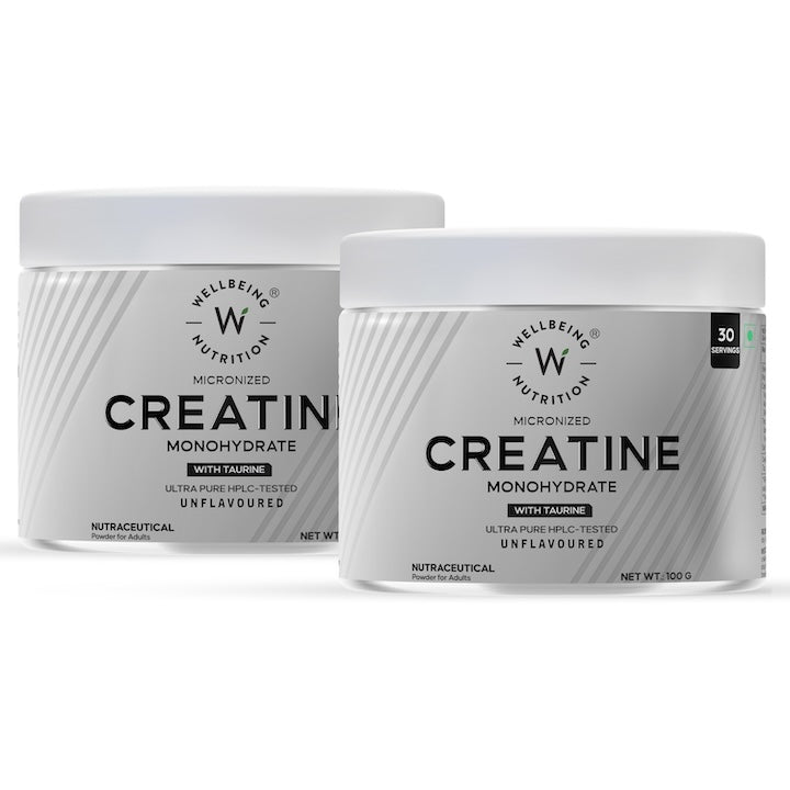 Creatine Monohydrate | 100g | 300mg Taurine | Unflavoured
