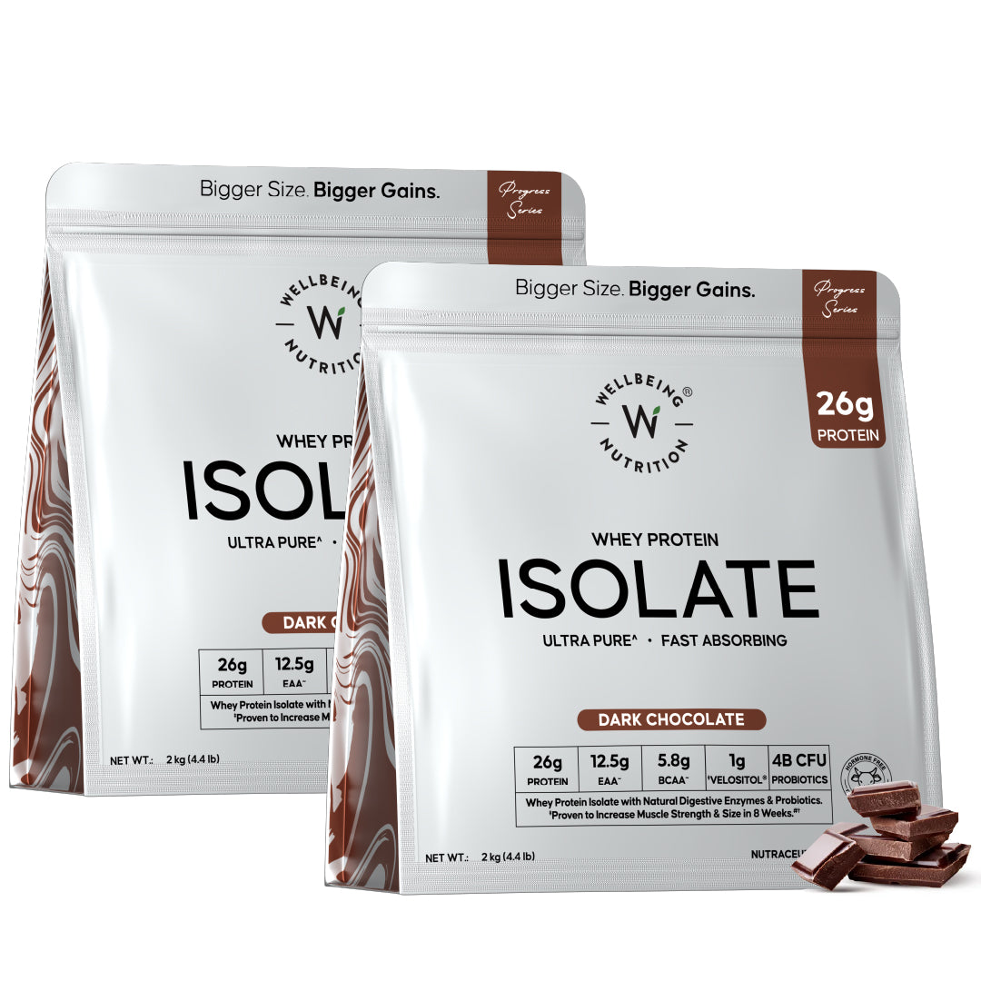 Whey Protein Isolate 26g | 2kg | 4B CFU Probiotics | Dark Chocolate