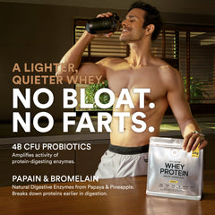 A lighter quieter whey